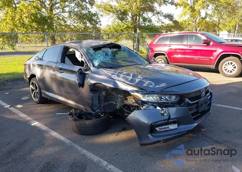 2020 Honda Accord Sport из США, поврежденный, VIN 1HGCV1F37LA046429